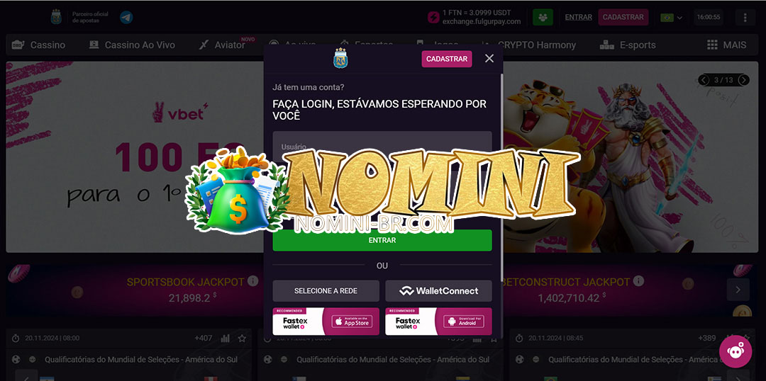 nomini login